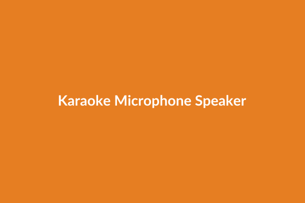 Karaoke Microphone Speaker