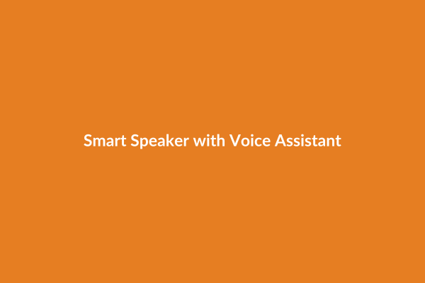 Smart Speaker with Voice Assistant