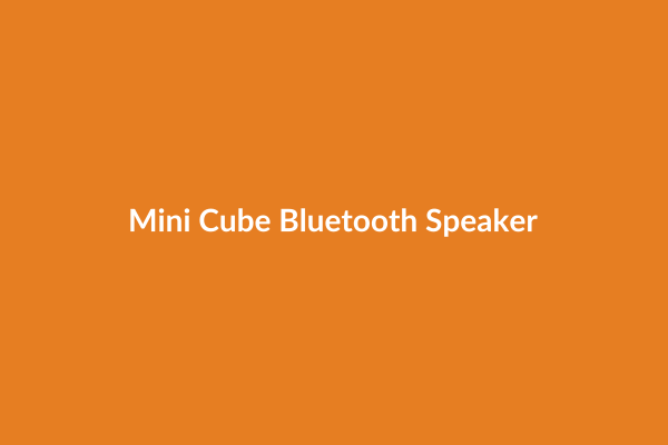 Mini Cube Bluetooth Speaker