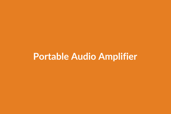Portable Audio Amplifier